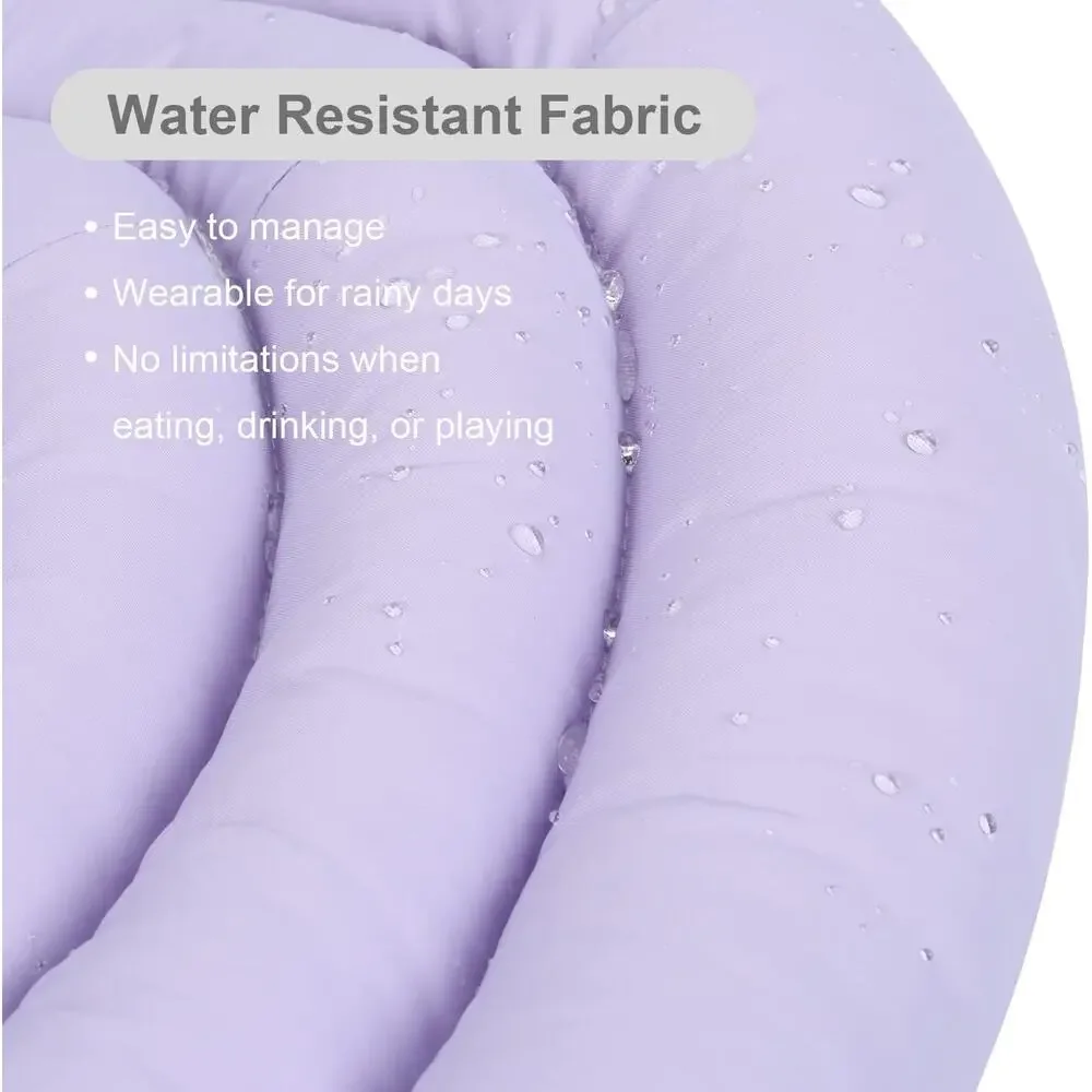POP DUCK Dog Cone – XL Purple Soft Recovery Collar, Alternative After Surgery
